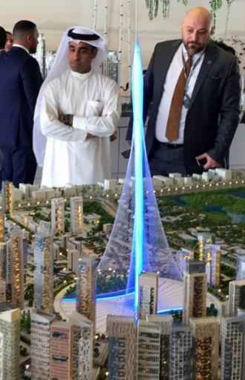 Bouw gestart van nieuwe "hoogste toren ter wereld" in Dubai