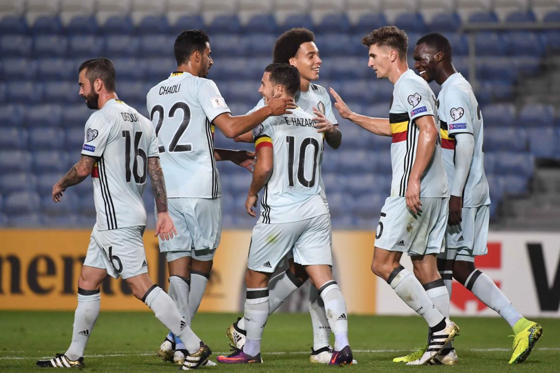 Rode Duivels peuzelen Gibraltar op