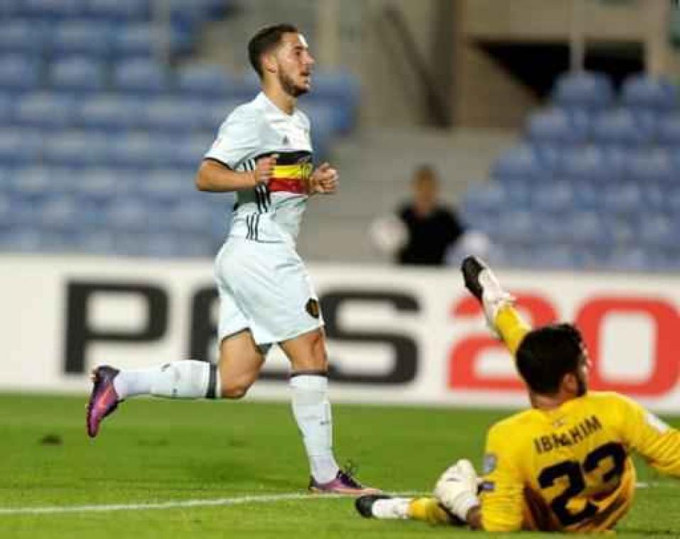 Rode Duivels - Kapitein Hazard zag "goede match, in de lijn van die tegen Cyprus en Bosnië"
