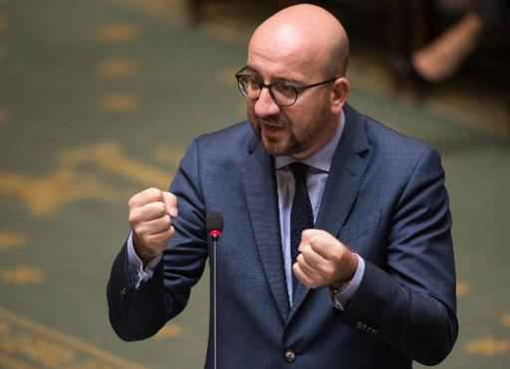 Federale begroting - Premier Michel stelt beleidsverklaring uit
