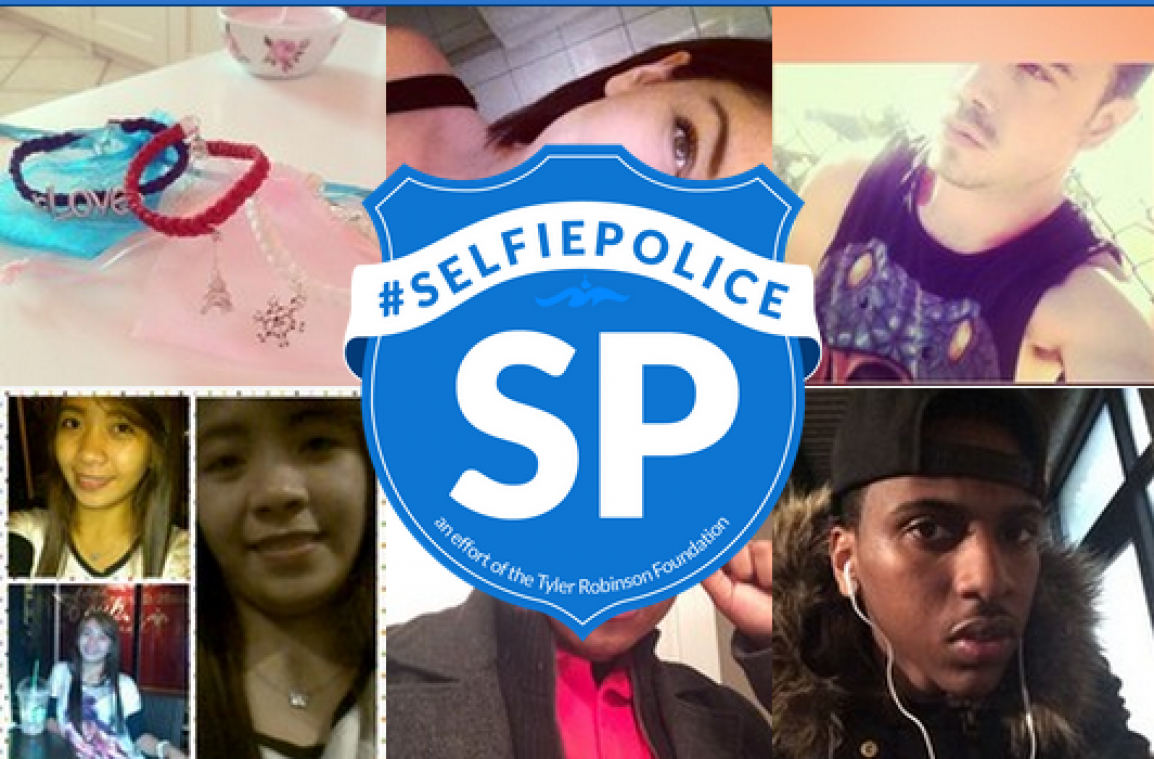 'Selfie Police' doneert een euro aan het goede doel per selfie