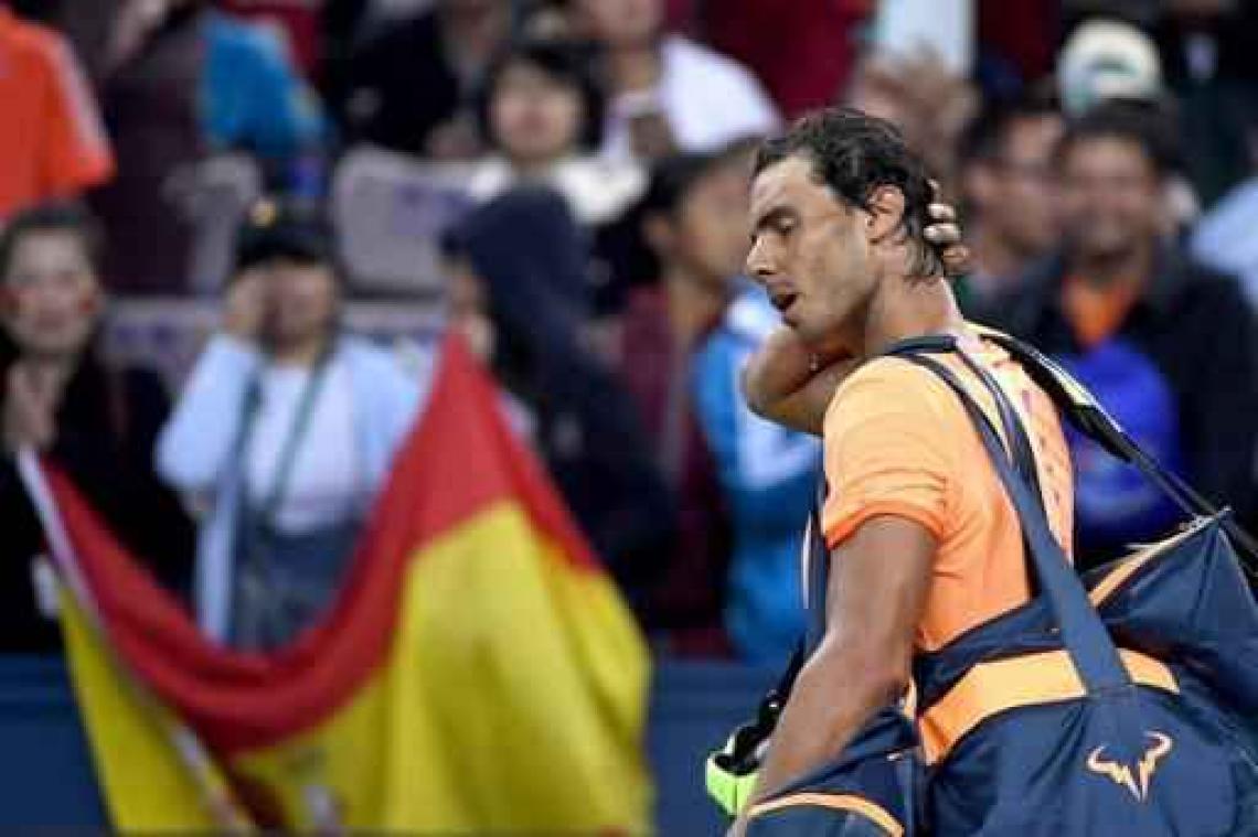 Rafael Nadal moet meteen inpakken