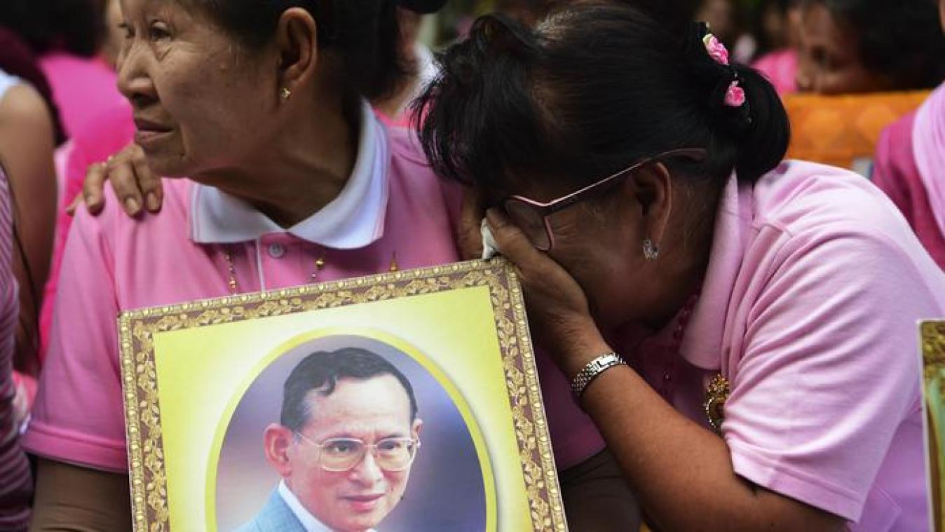 Thailand in rouw na overlijden koning Bhumibol