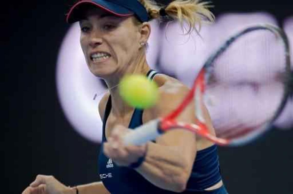 Geen halve finale voor Angelique Kerber in Hongkong