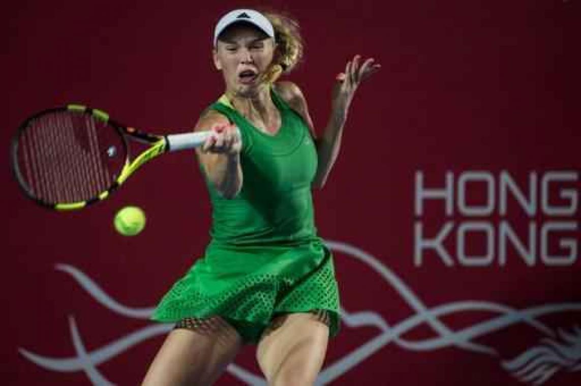 Wozniacki treft Mladenovic in eindstrijd Hongkong