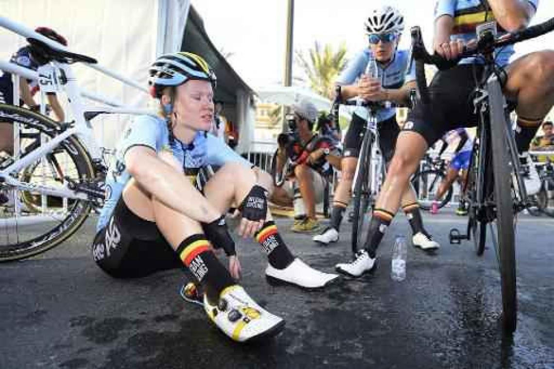 WK wielrennen - Jolien D'hoore is ontgoocheld met tiende plaats
