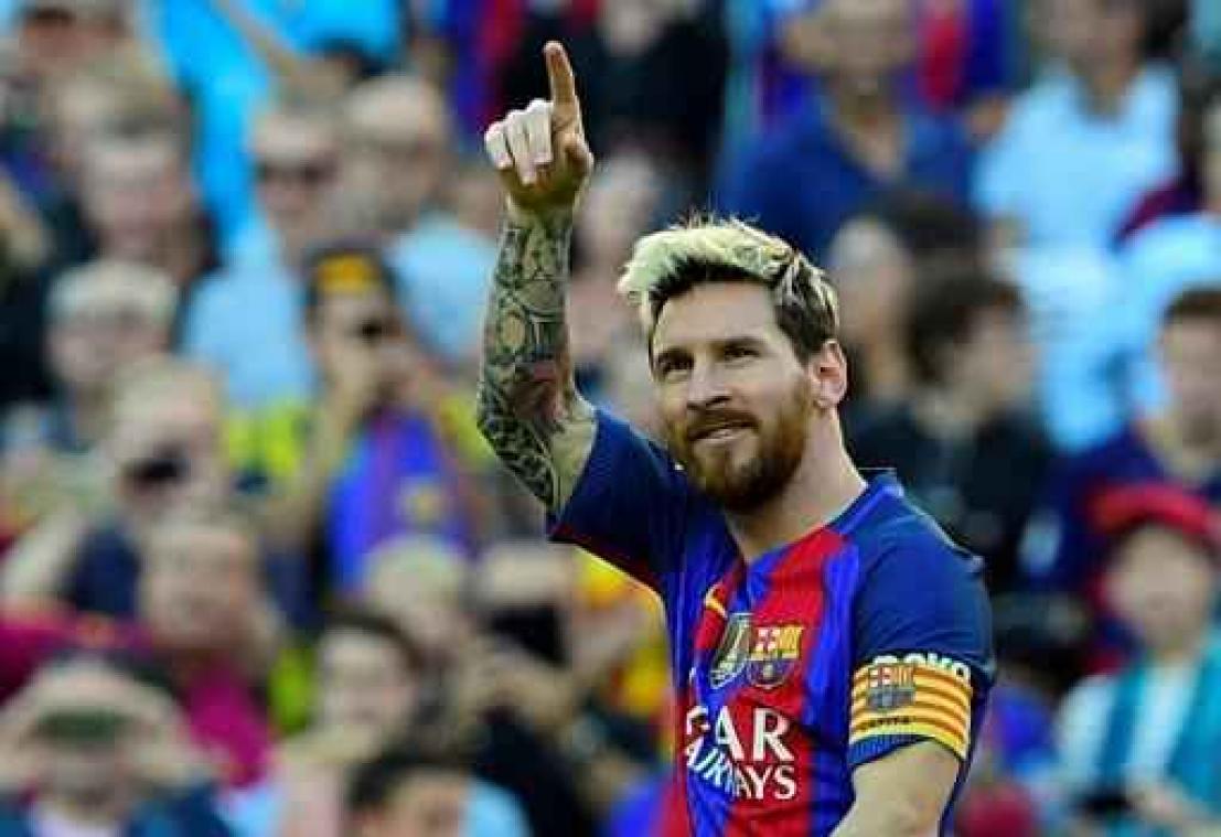 Primera Division - Messi viert wederoptreden met doelpunt voor FC Barcelona