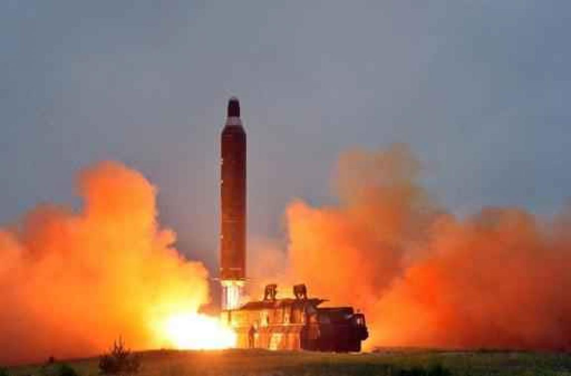 VS detecteren mislukte rakelancering door Noord-Korea