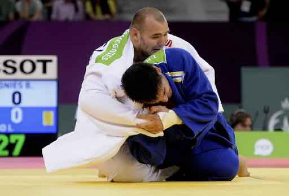 Benjamin Harmegnies pakt zilver op European Open judo in Glasgow