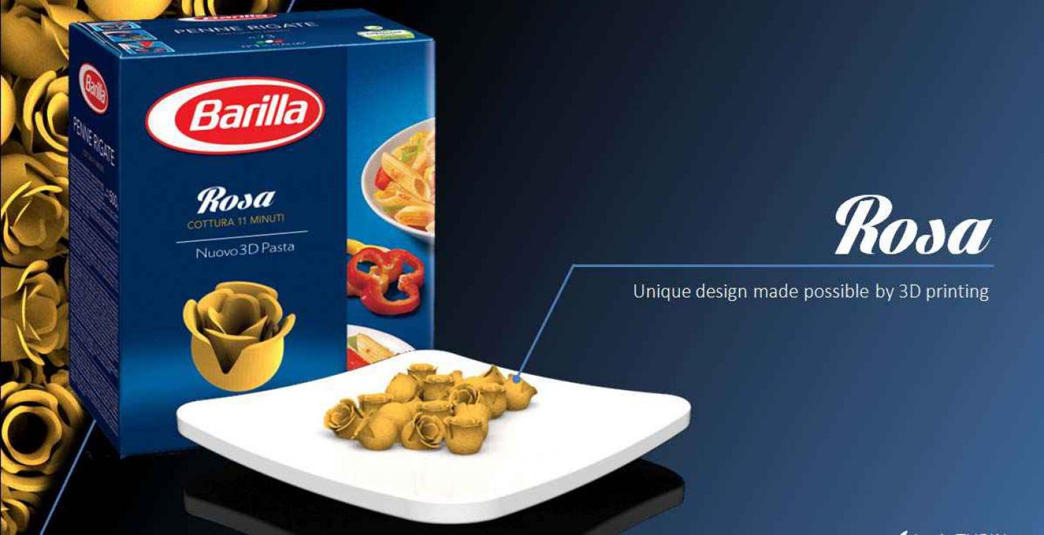 Pasta komt nu ook uit 3D-printers
