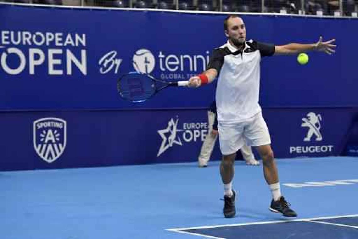 European Open - Darcis en De Loore gaan er meteen uit in dubbelspel