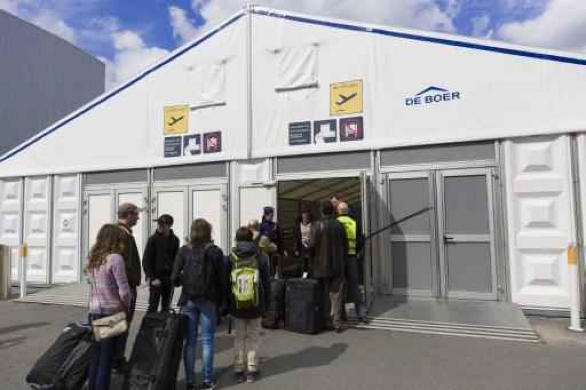 Tenten voor vertrekhal Brussels Airport kunnen ruim zeven maanden na aanslagen weg