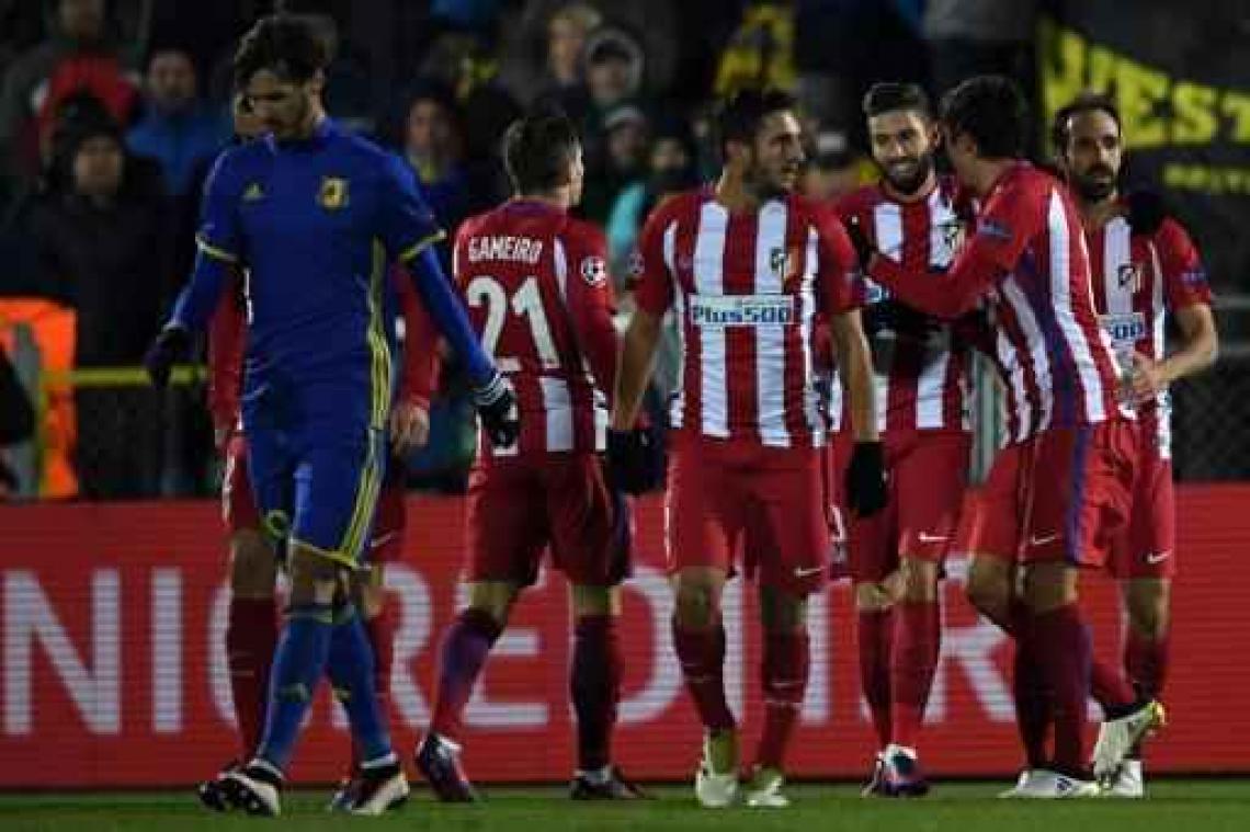 Champions League - Man-in-vorm Carrasco trapt Atlético naar derde zege op rij