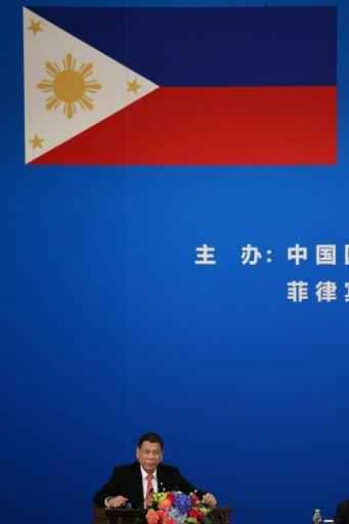 Filipijnse president bezegelt in Peking spectaculaire ommezwaai naar China