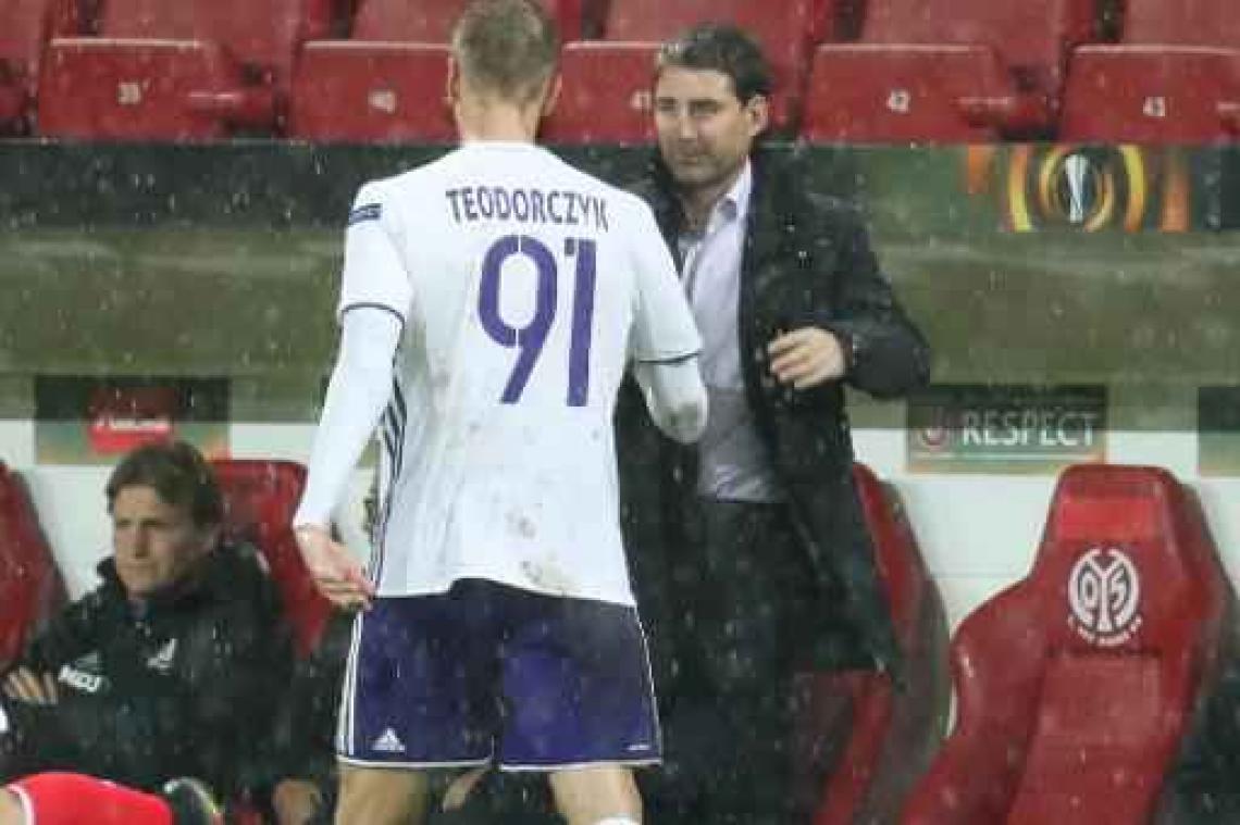Europa League - Anderlecht speelt 1-1 gelijk in Mainz