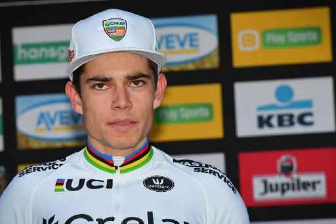 Wout van Aert pakt zege in Boom