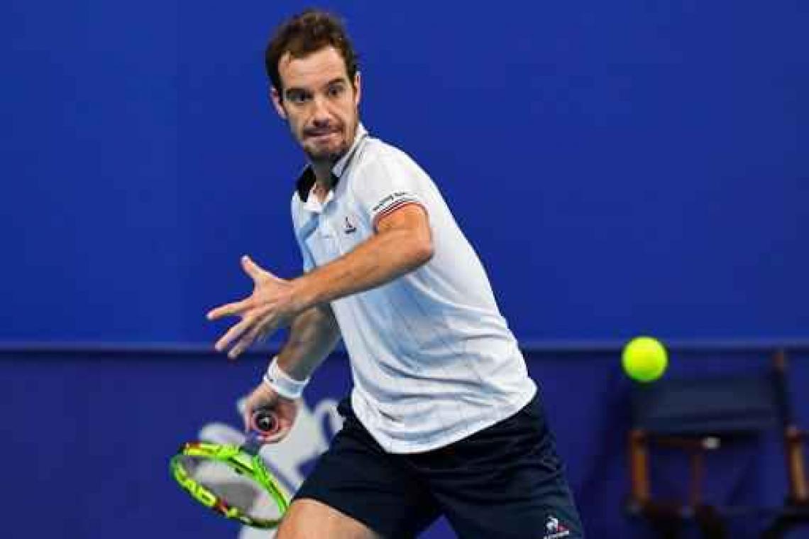 Richard Gasquet is eerste finalist in Antwerpen