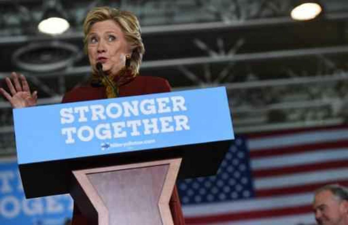 Hillary Clinton bouwt voorsprong op Donald Trump uit in peiling