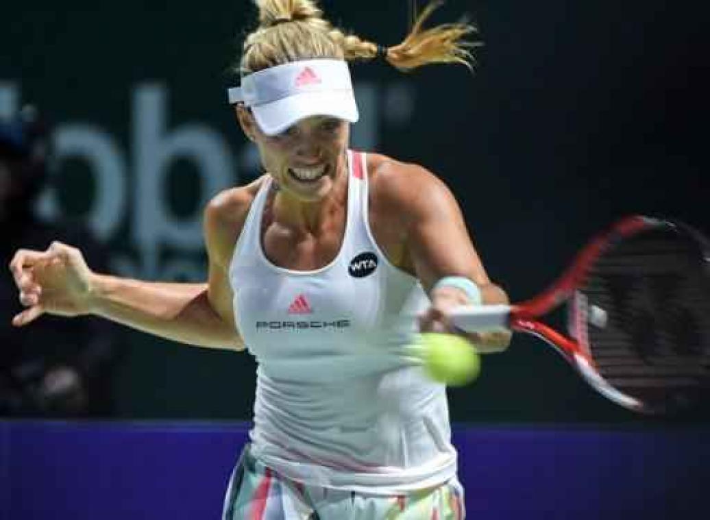 Topreekshoofd Kerber verovert ook scalp van Halep