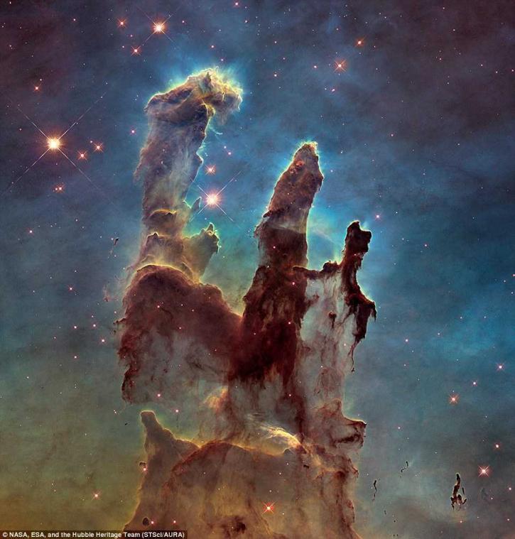 Hubble Space Telescope bezocht een oude bekende en maakte fantastische beelden