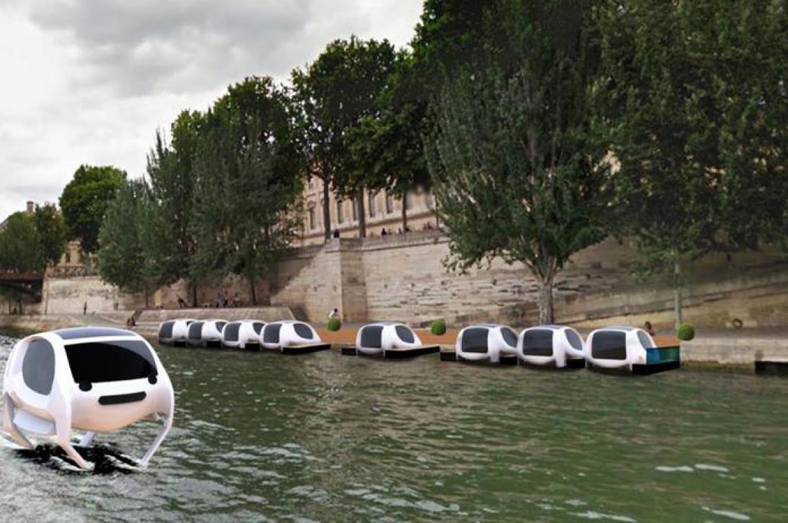 Laat de auto thuis en zweef over de Seine