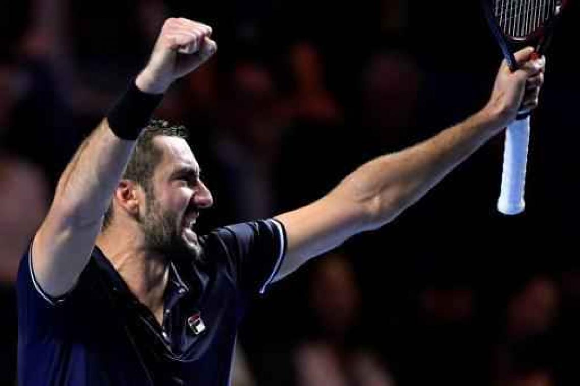 ATP Bazel - Marin Cilic doet met toernooizege gouden zaak voor ATP World Tour Finals