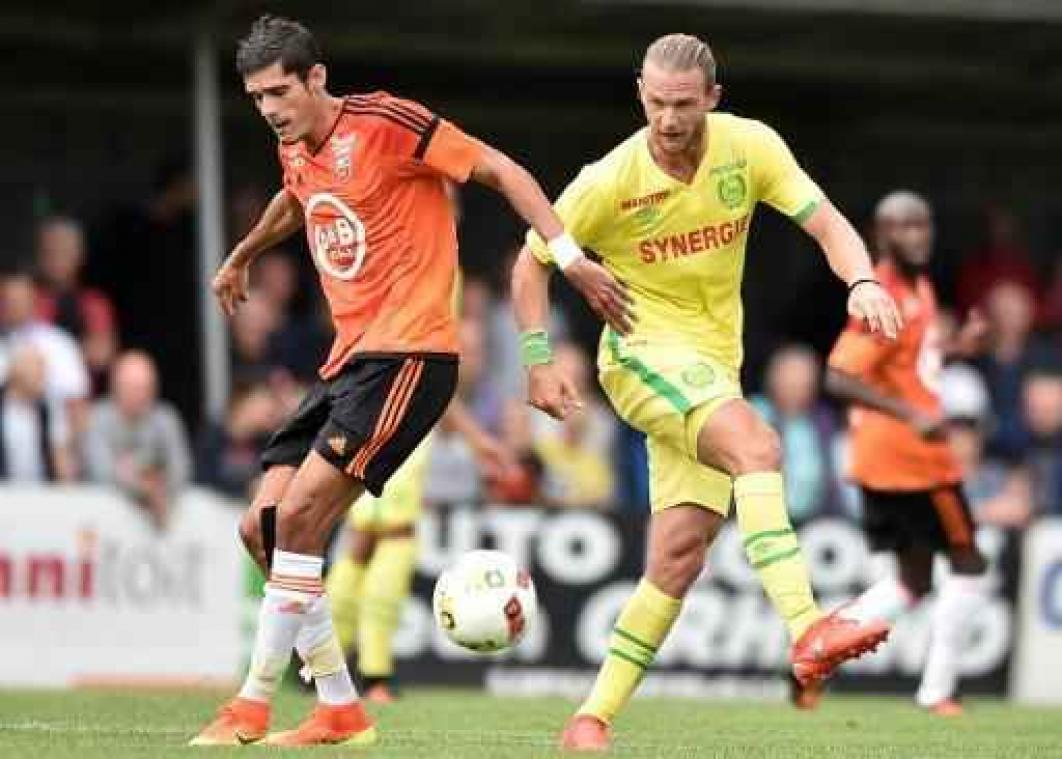 Guillaume Gillet kan met Nantes leider Nice niets in de weg leggen
