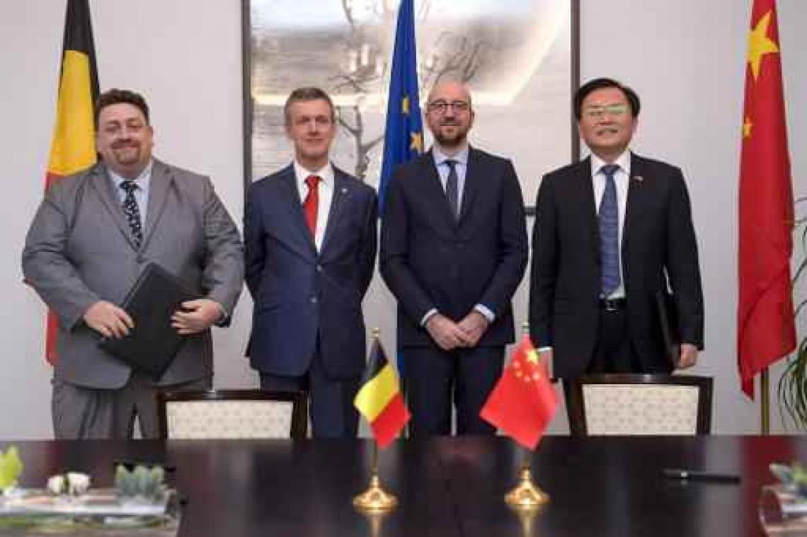 Premier Michel in China - België verdedigt fiscale achterpoortjes en gebrek aan meerwaardebelasting
