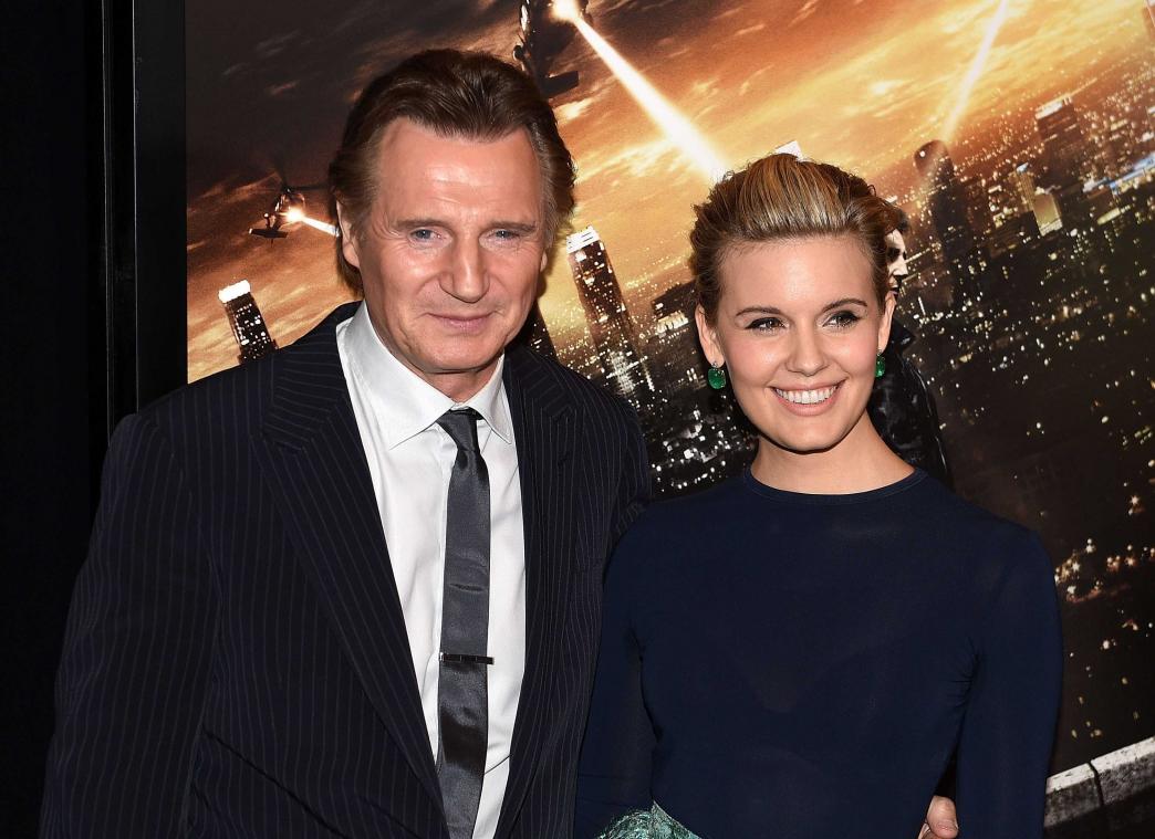 Liam Neeson haalt grap uit met ex-vriend van bevriende actrice