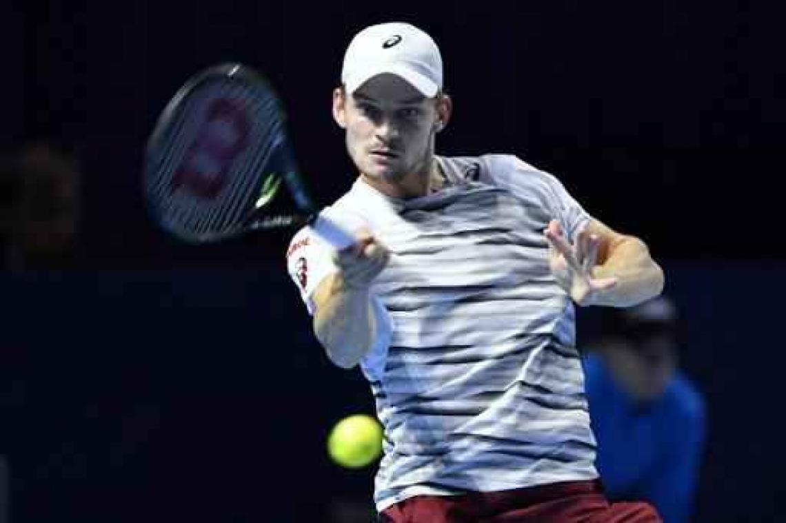 David Goffin naar achtste finales ATP Parijs-Bercy