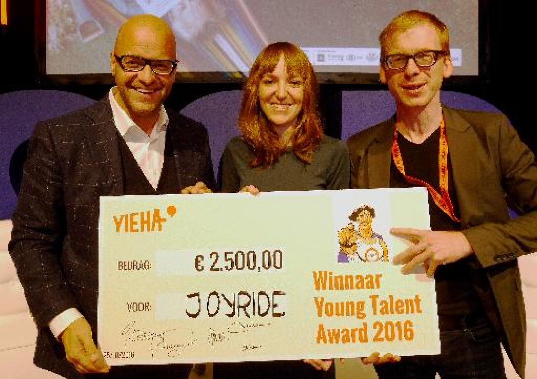 Veerle Hildebrandt wint eerste YIEHA-prijs voor nieuw striptekentalent