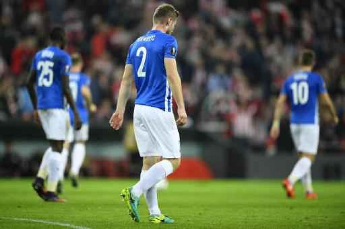 Europa League - Racing Genk verliest spektakelmatch in Bilbao