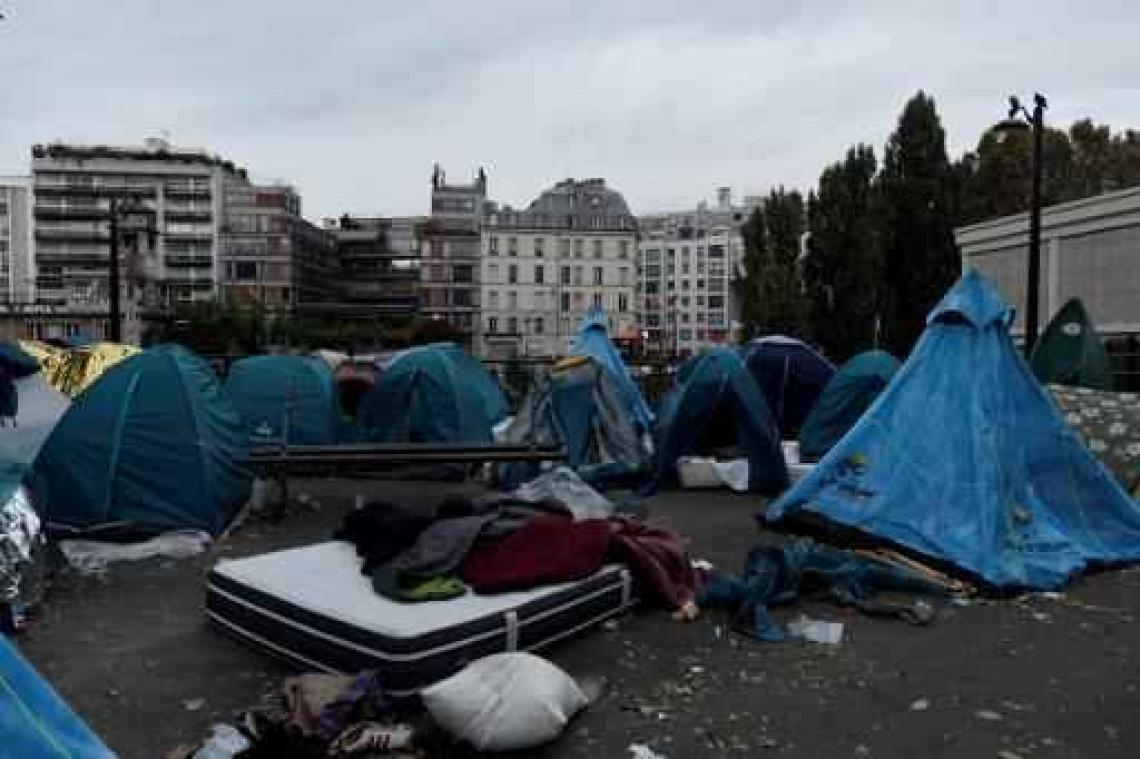 Ontruiming tentenkamp Parijs verloopt rustig
