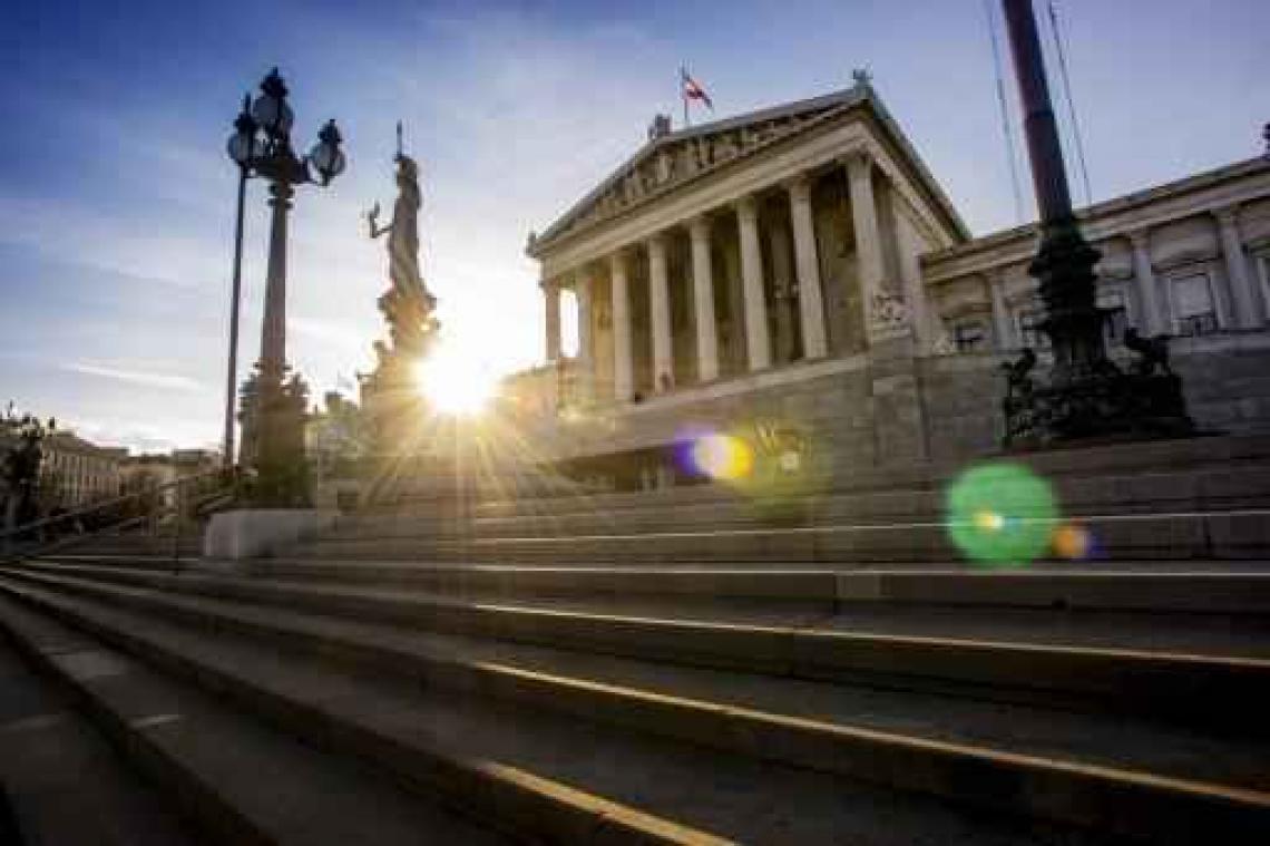 Brand in Oostenrijkse parlement