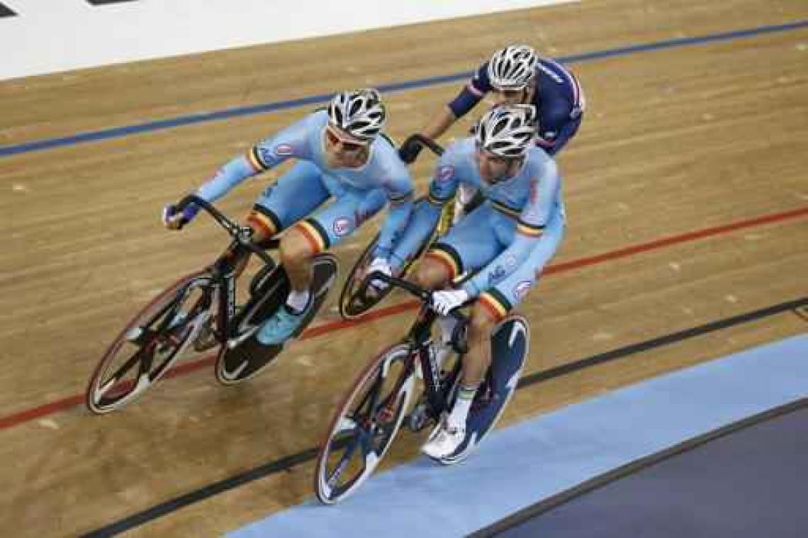 WB baanwielrennen Glasgow - Nicky Degrendele valt net naast podium keirin