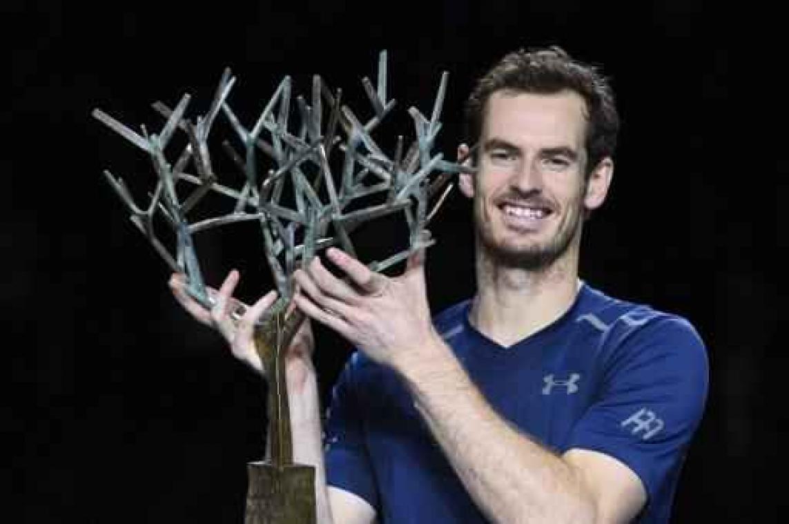 ATP Parijs-Bercy - Andy Murray verovert achtste toernooizege van het seizoen