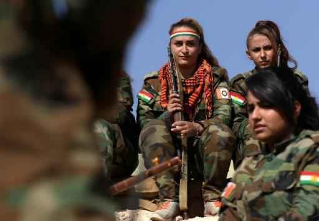 Peshmerga bevrijden stadje Bashiqa nabij Mosoel