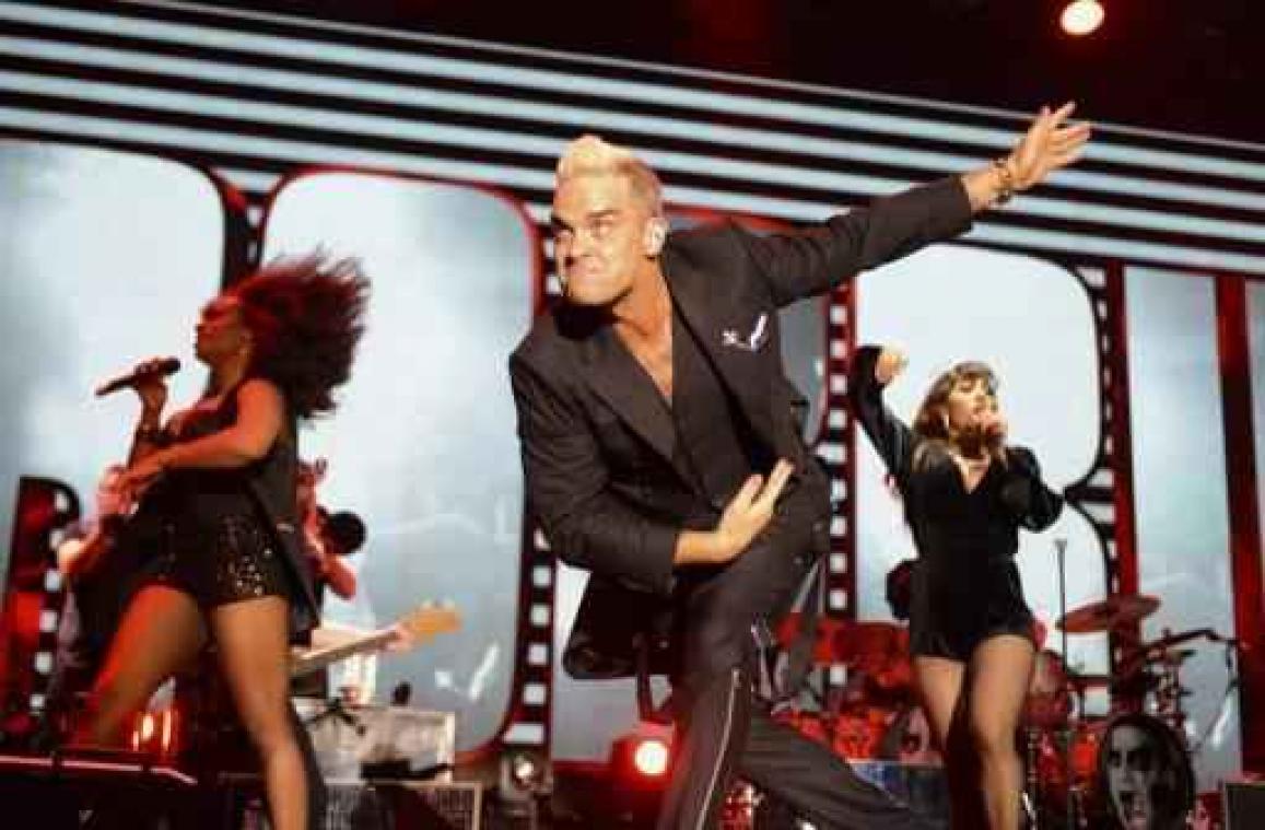 Robbie Williams headliner van Werchter Boutique op zaterdag 8 juli