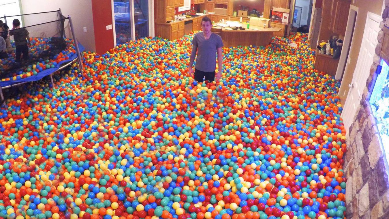 Dit is het grootste ballenbad ooit