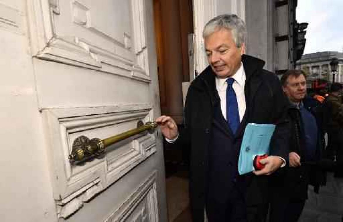 Didier Reynders: "Zeer waakzaam zijn over beslissingen"