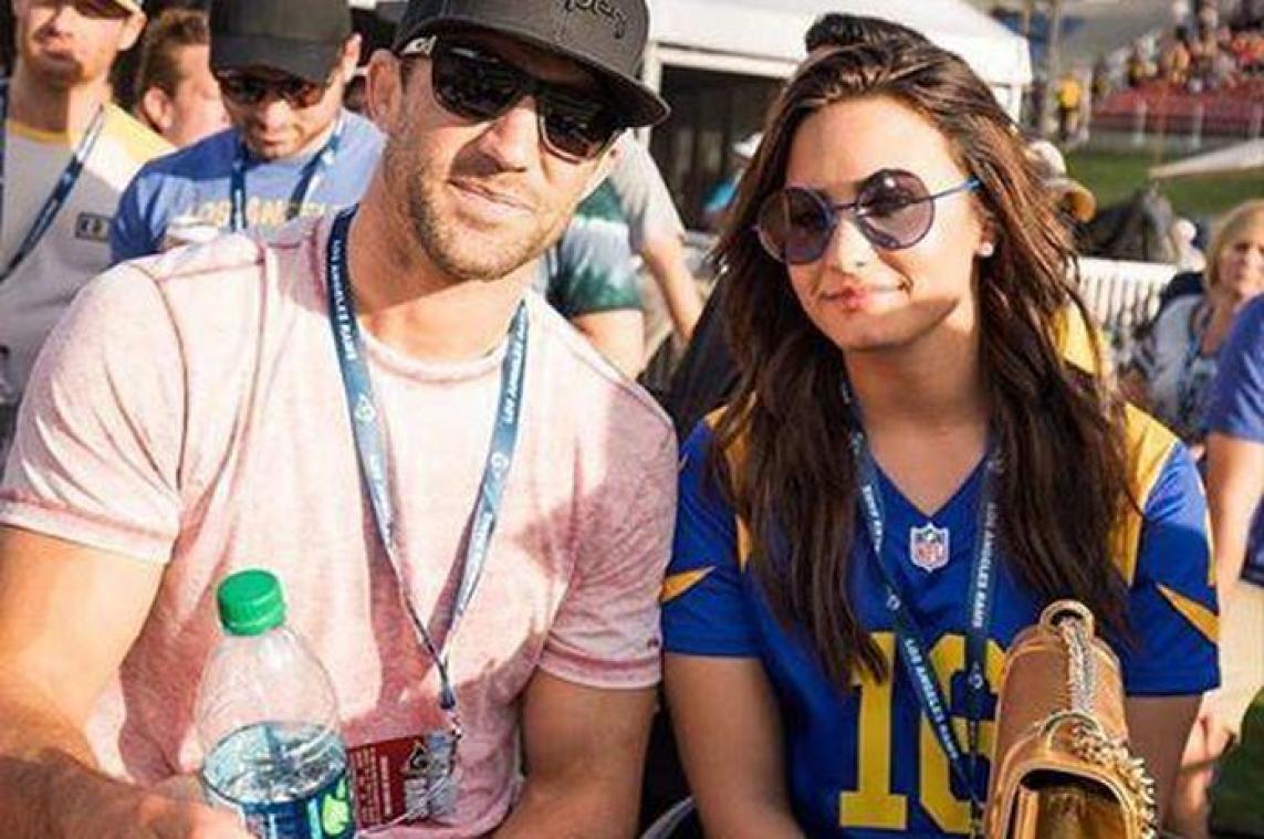 Demi Lovato datet met kooivechter Luke Rockhold