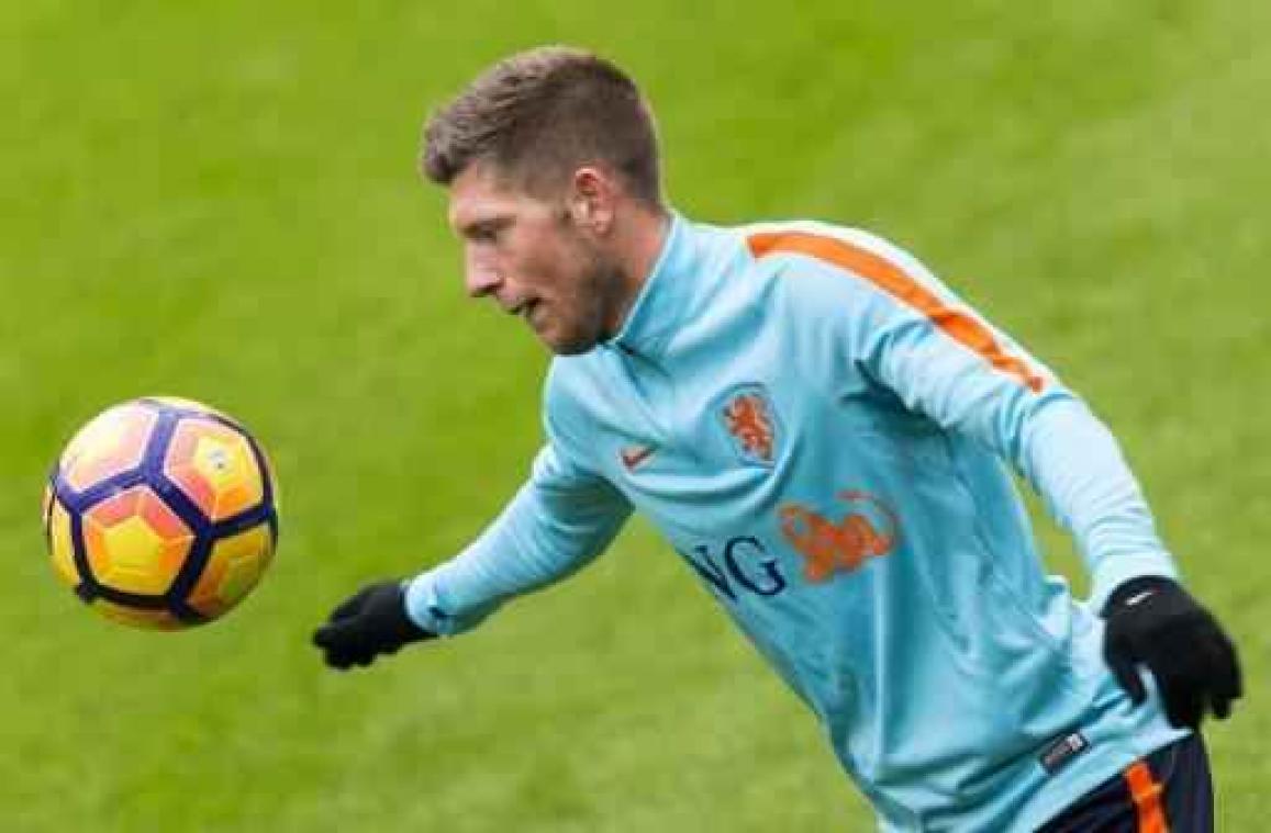 Oranje met Stijn Schaars en Jeremain Lens tegen België