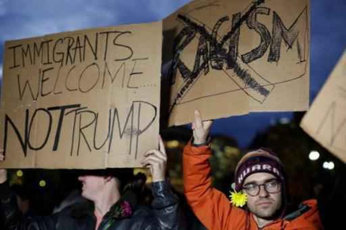 Trump verslaat Clinton - Opnieuw protesten tegen Trump in verschillende Amerikaanse steden