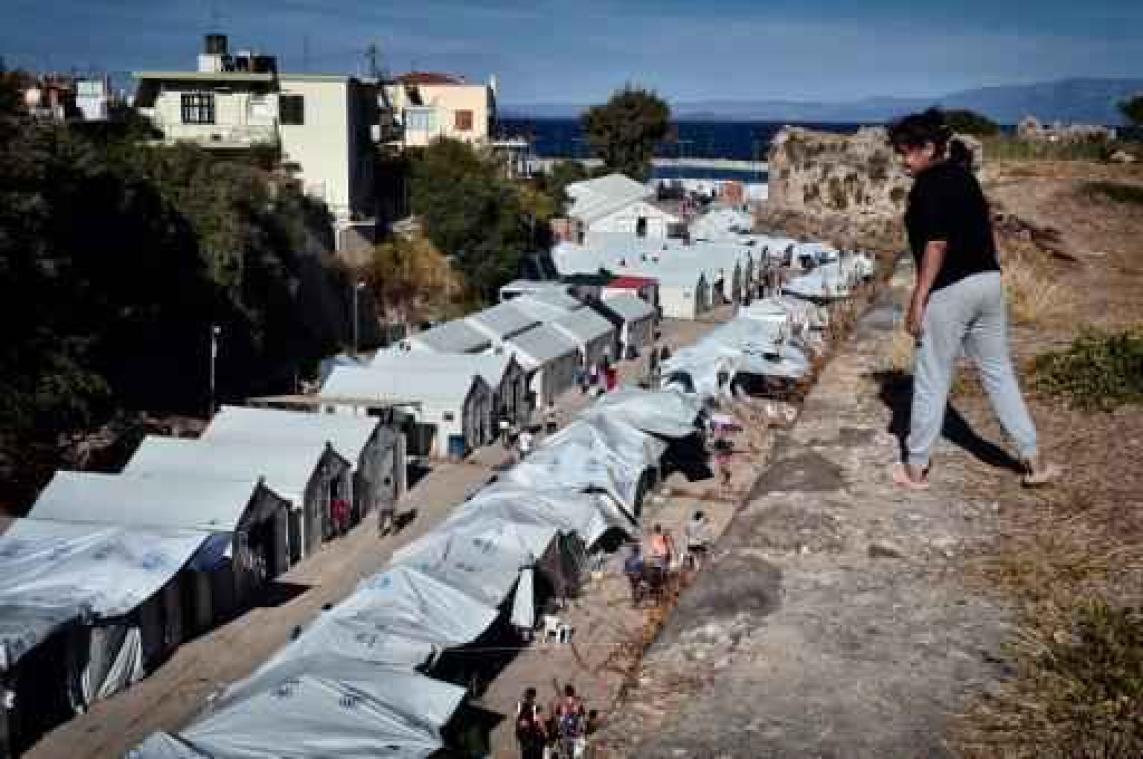 Opnieuw rellen in vluchtelingenkamp op het eiland Chios
