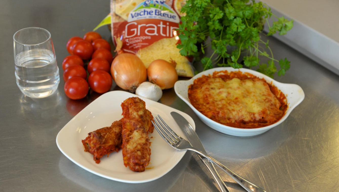 Cannelloni met drie kazen