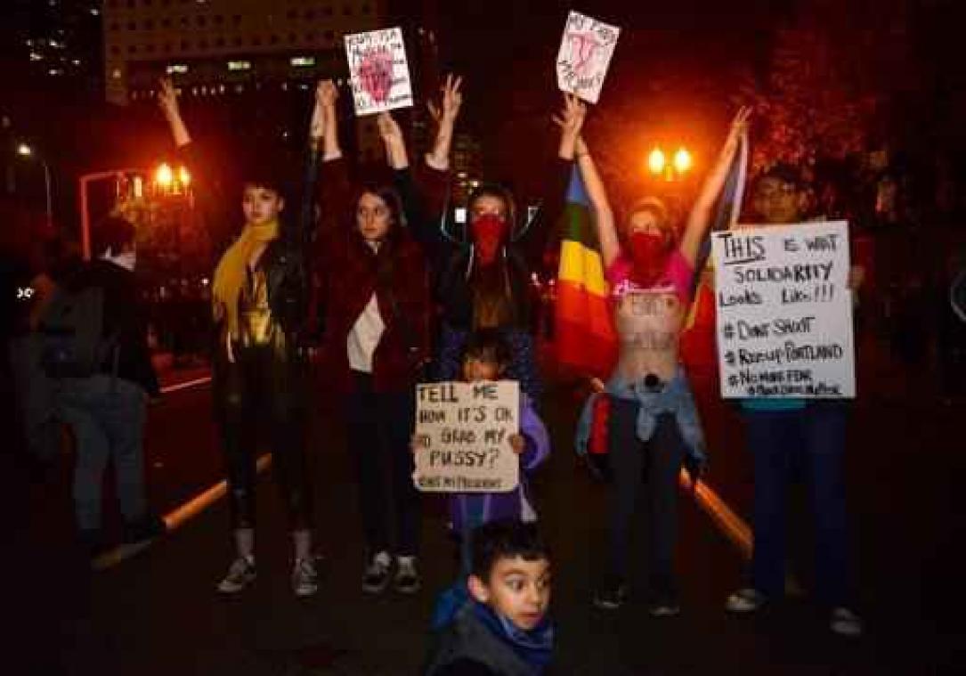 Man neergeschoten bij demonstratie tegen Trump in Oregon
