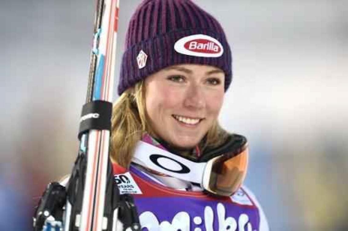 WB slalom Levi (v) - Mikaela Shiffrin maakt favorietenrol waar