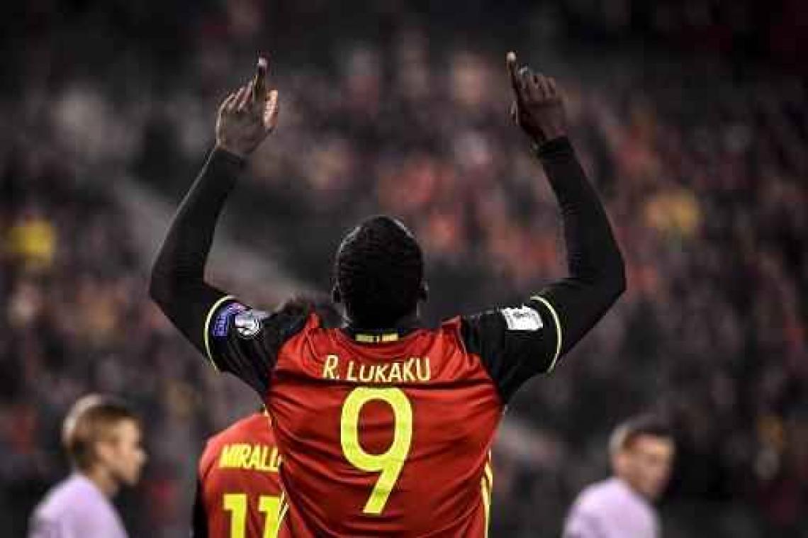 Rode Duivels - Uitblinker Romelu Lukaku tevreden met prestatie van de ploeg