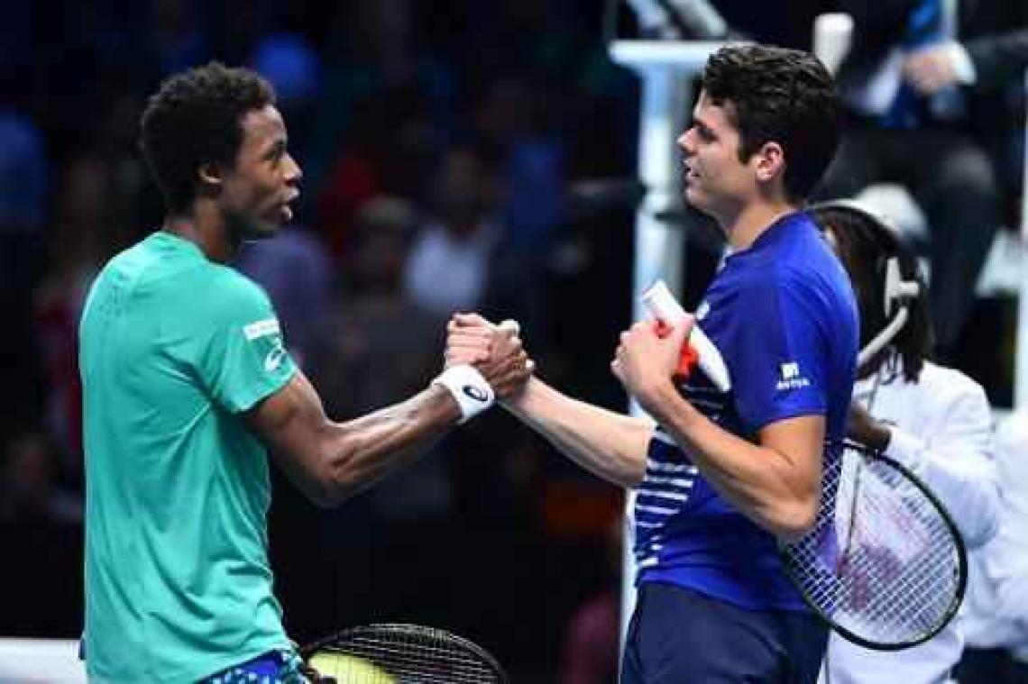 ATP World Tour Finals - Milos Raonic verslaat Gael Monfils