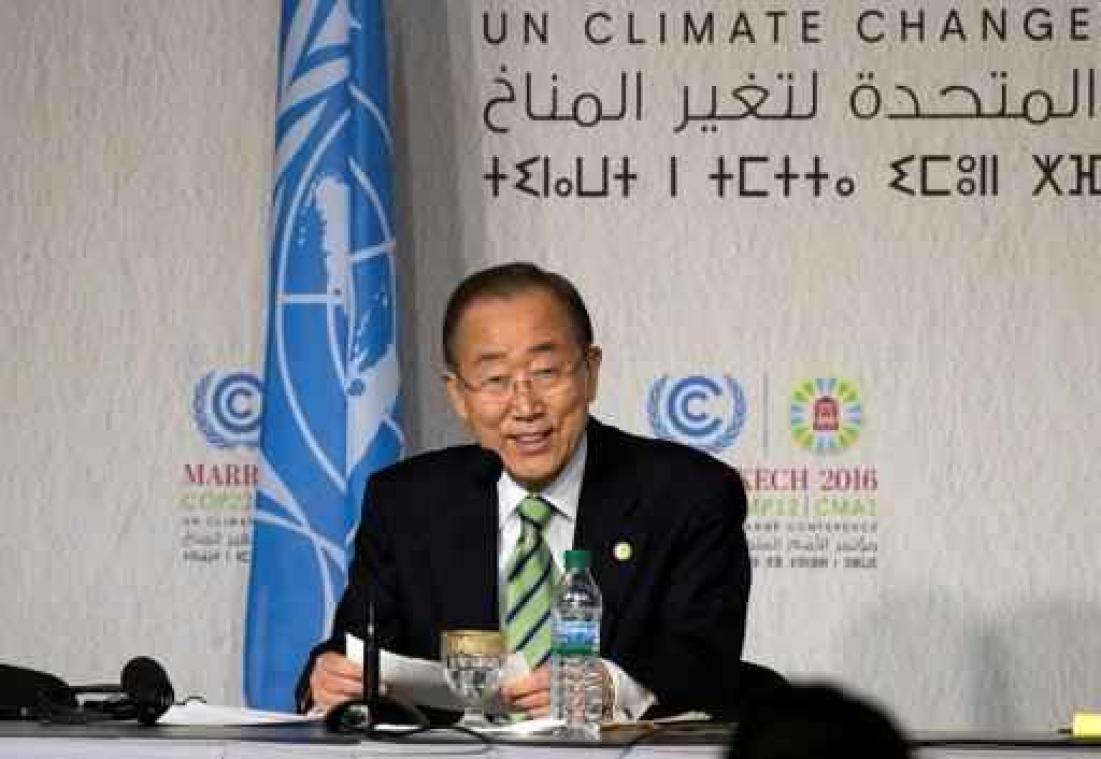 Ban Ki-moon: "Wat ooit ondenkbaar was, is nu onomkeerbaar"